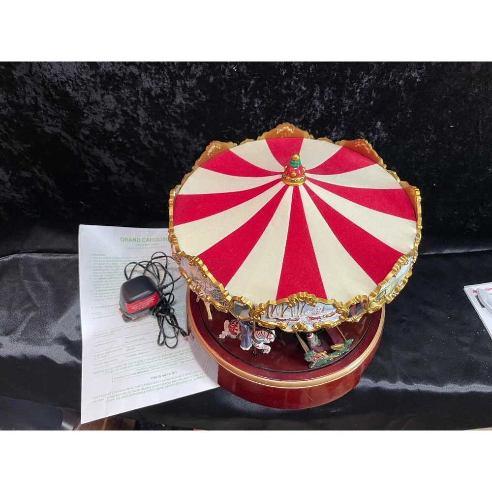 Mr Christmas Grand Carousel Original Classics Musical Box 30 Songs Adapter Works - Picture 7 of 16